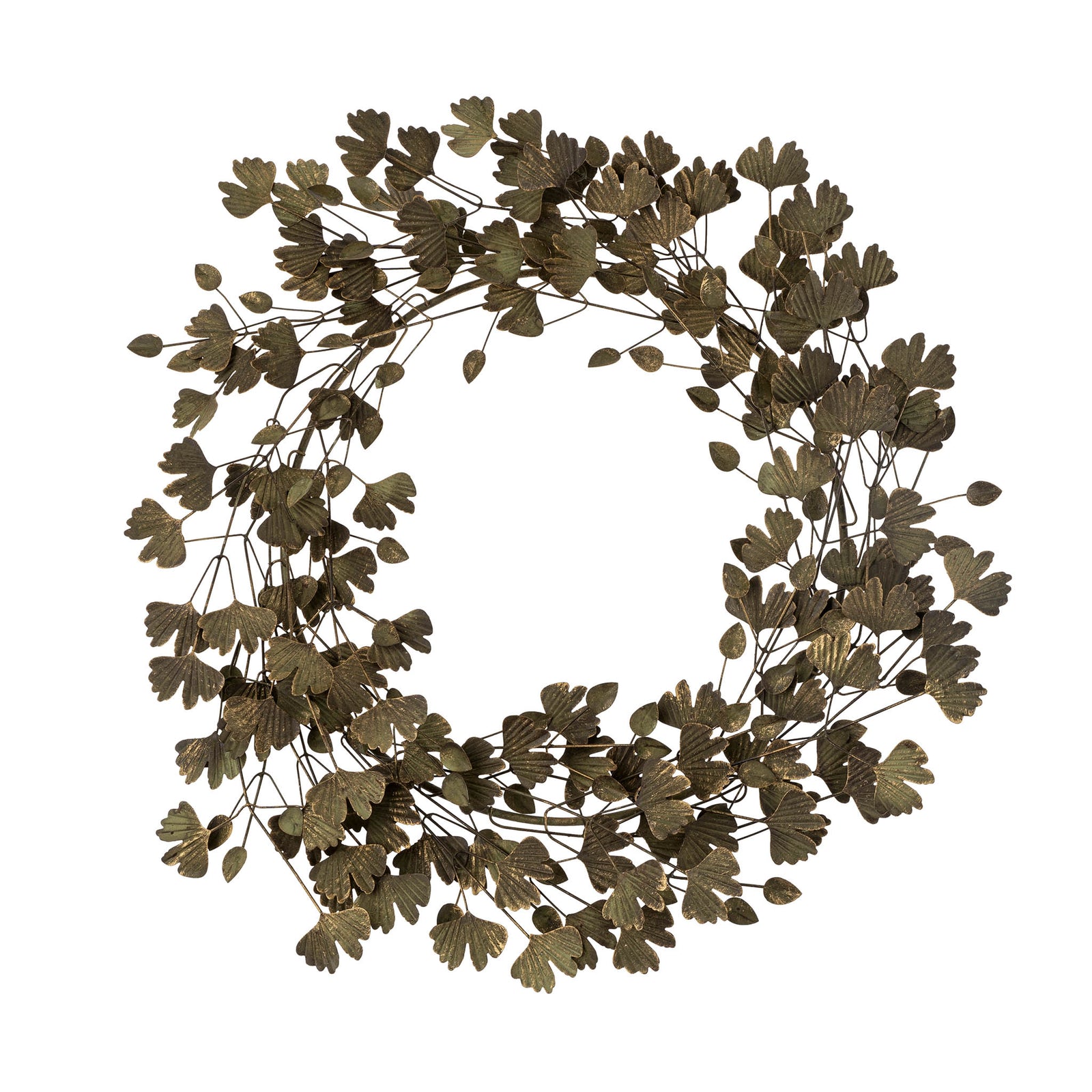 Ginkgo Metal Wreath