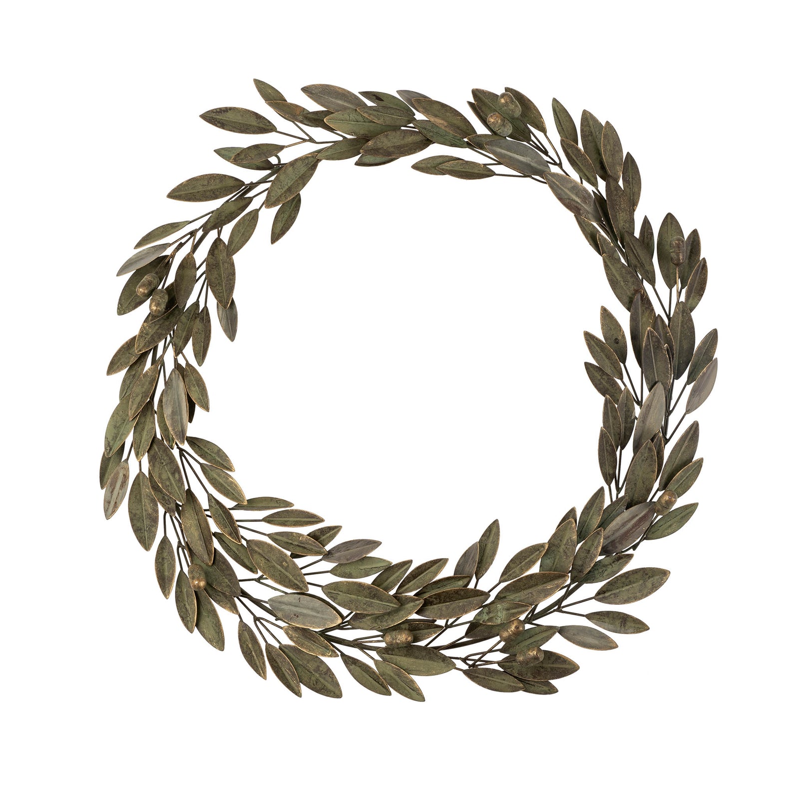 Olive Metal Wreath