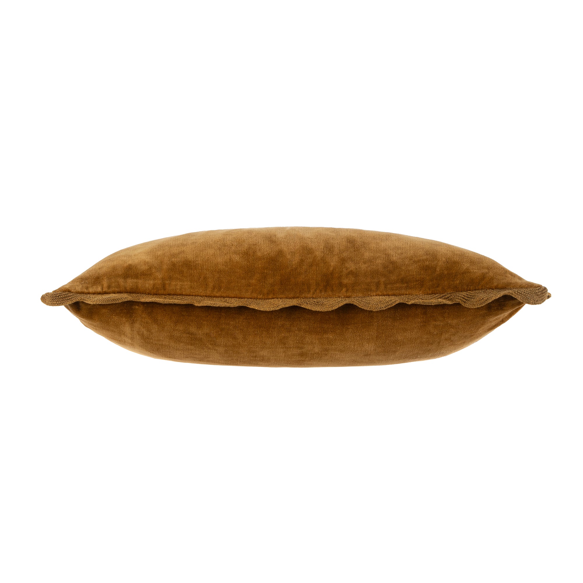 Bronze Rectangular Scalloped Pillow