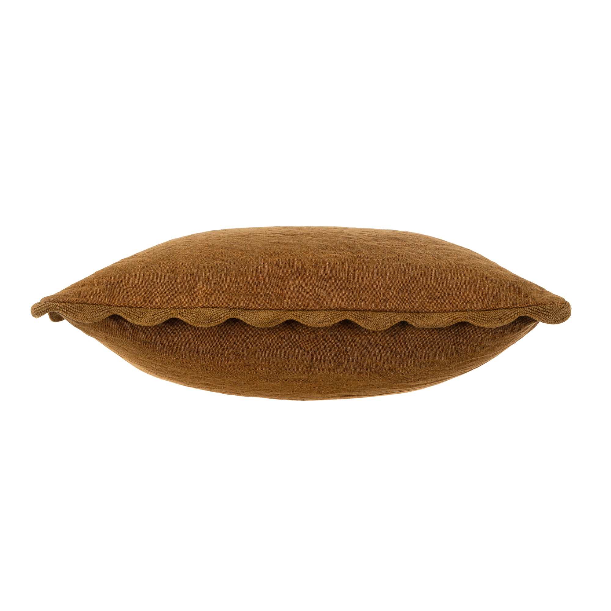 Bronze Scalloped Edge Pillow