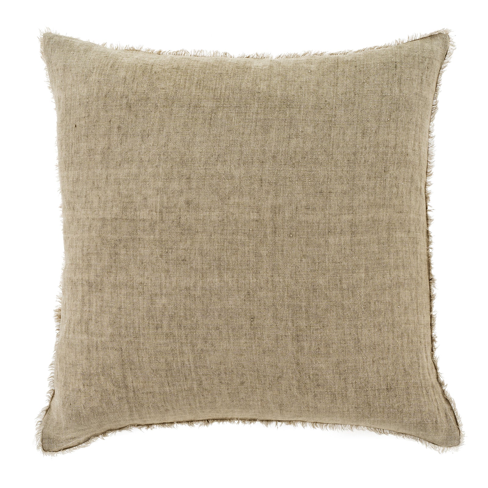 Almond Linen Pillow Cover