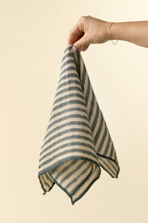S/4 Sea Stripe Print Napkins