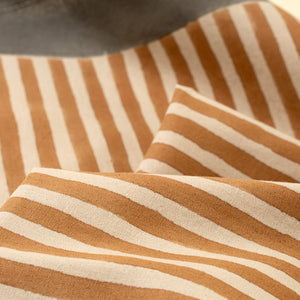 Terracotta Stripe Table Runner