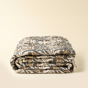 Tropicana Kantha Bed Blanket