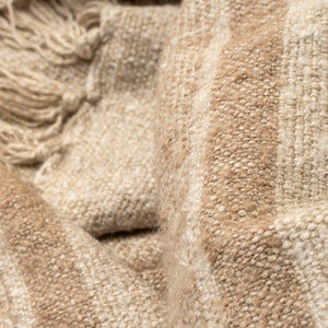 Clay Tulum Striped Throw