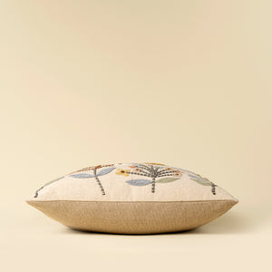 Lunaflora Embroidered Pillow