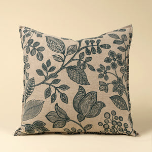 Arborea Teal Linen Pillow