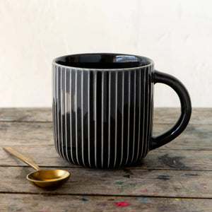 Shadow Fluted Mug