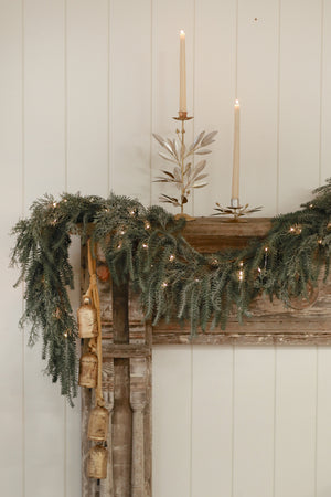 Silver Pine Real Touch Garland