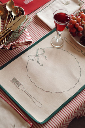 Green Bon Appetit Placemats