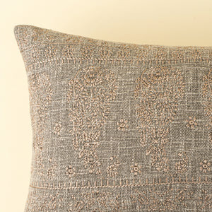 Nisha Embroidered Rectangular Pillow