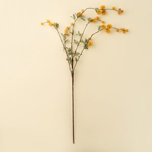 Golden Globe Flower Spray