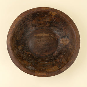 Found Vintage Wooden Bowl