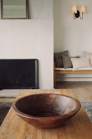 Found Vintage Wooden Bowl