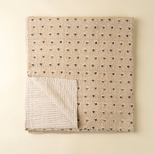 Clover Kantha Bed Blanket