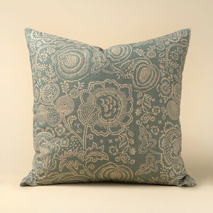 Eden Slate Blue Pillow