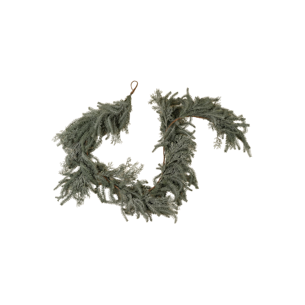 Silver Pine Real Touch Garland