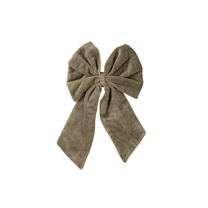 Cypress Velvet Bow Clip
