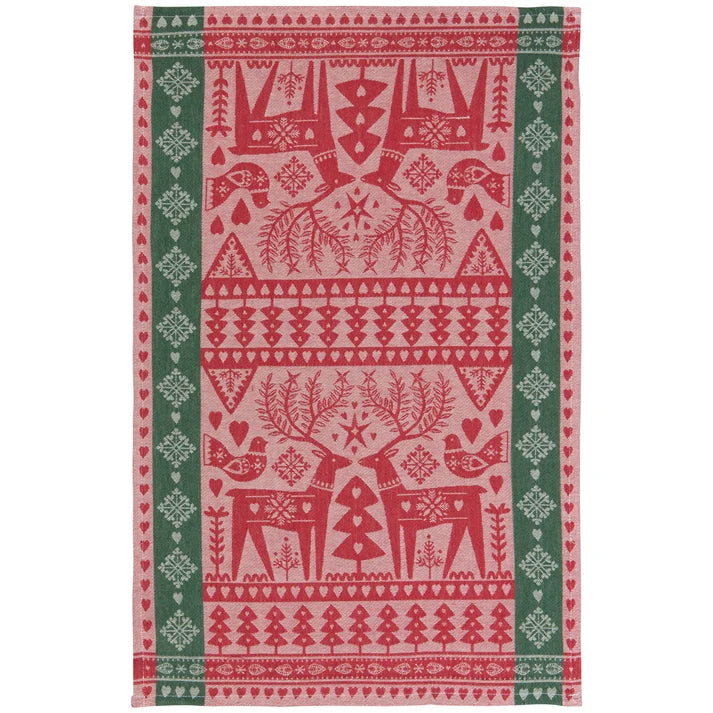 Folk Forest Jacquard Kitchen Towel