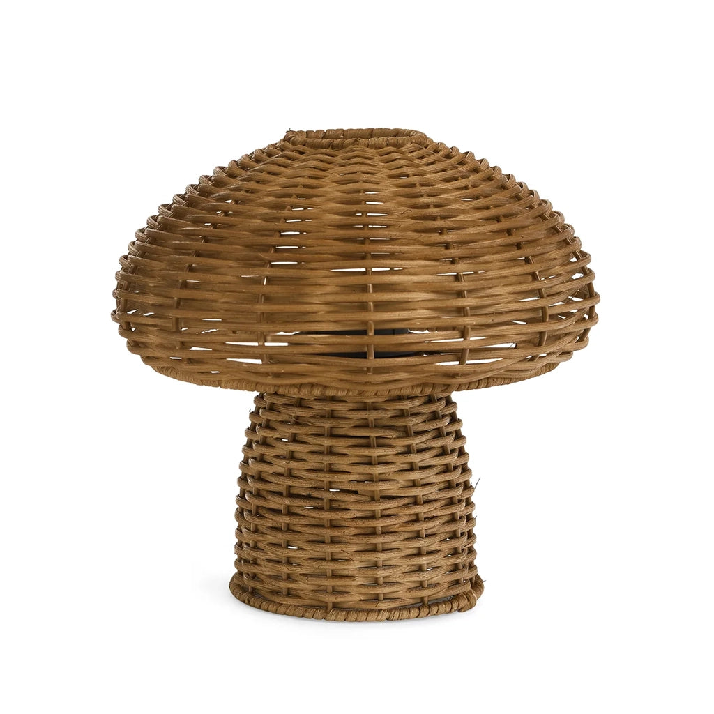 Rattan Mushroom Mini Lamp