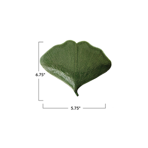 Large Gingko Leaf Dish