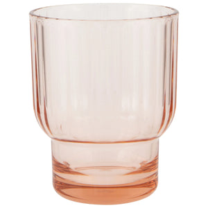 Blush Acrylic Fluted Old Fashioned