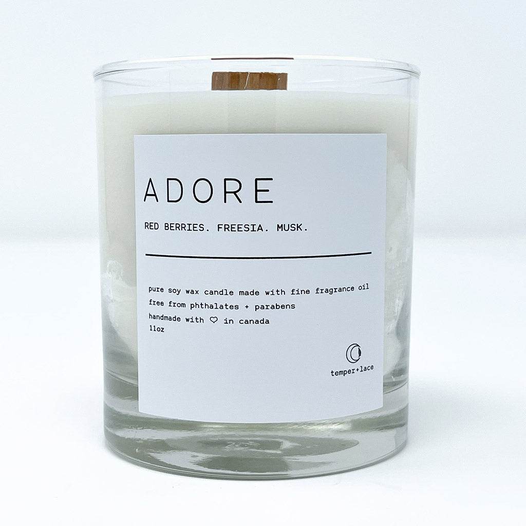 Adore - Temper + Lace Candle