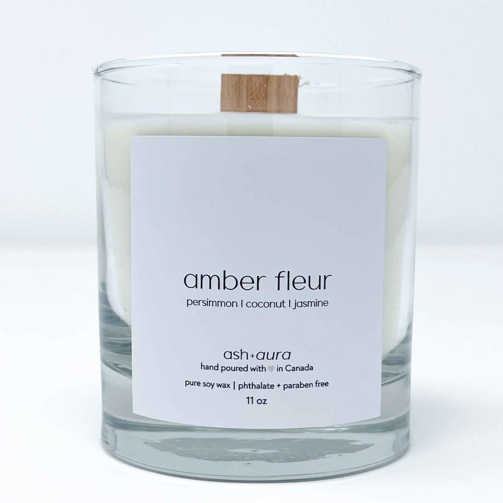 Amber Fleur - Ash + Aura Candle