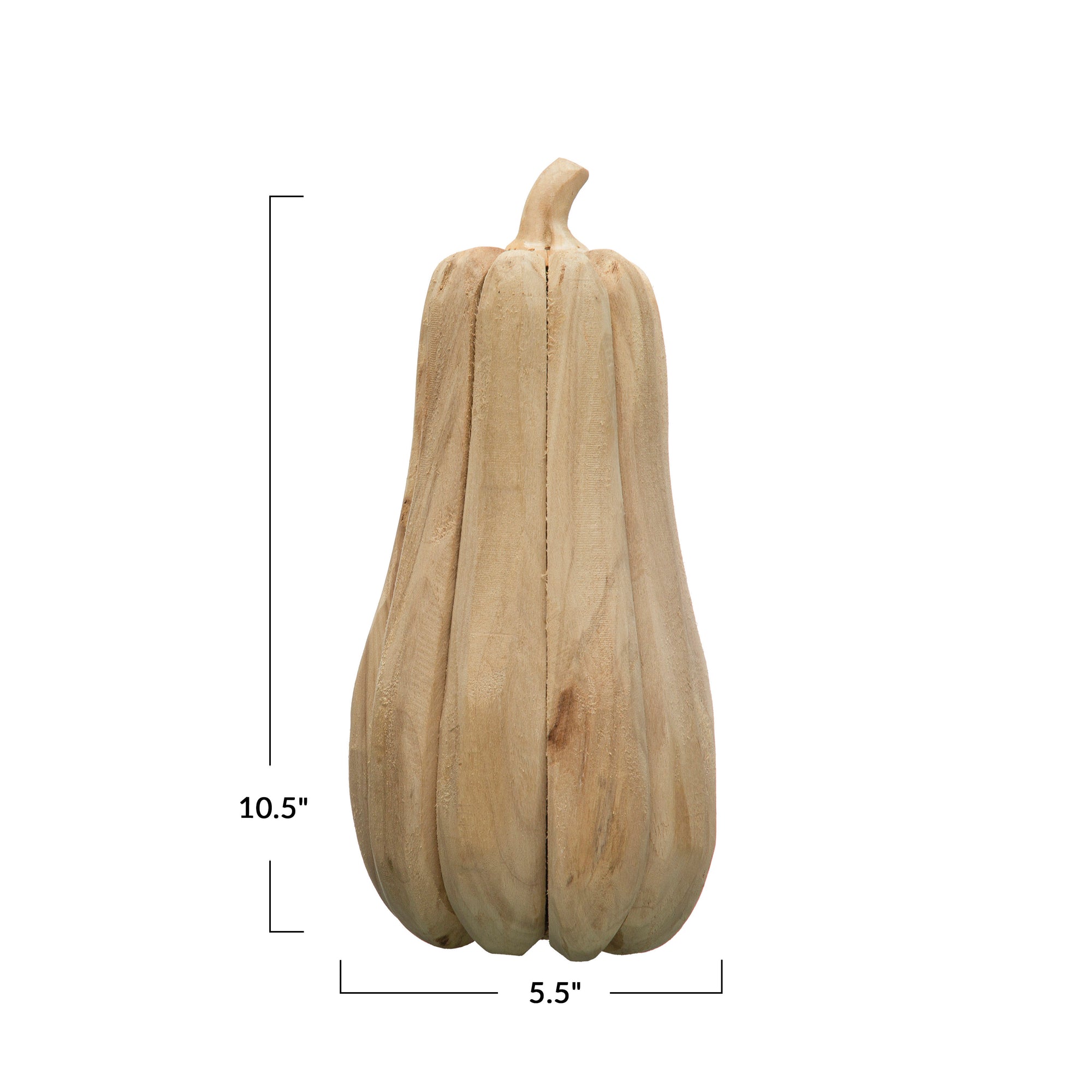 Carved Wood Squash