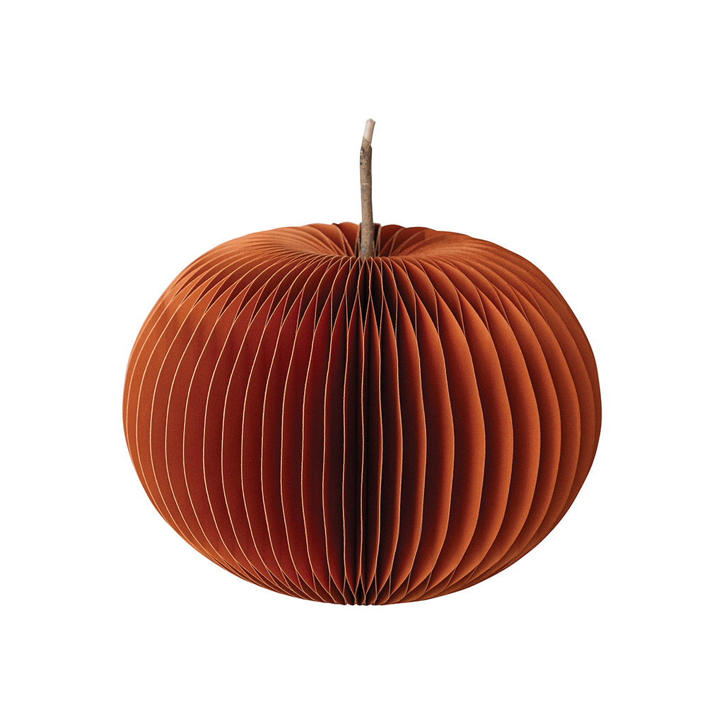 Large Honeycomb Paper Pumpkin