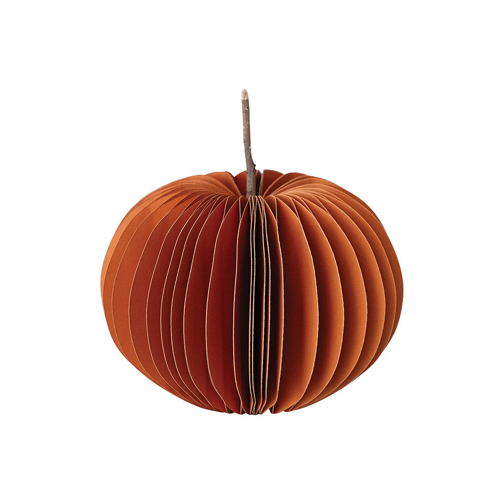 Small Honeycomb Paper Pumpkin