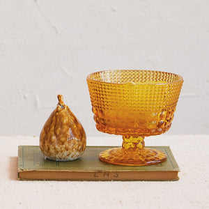 Amber Coupe Glass