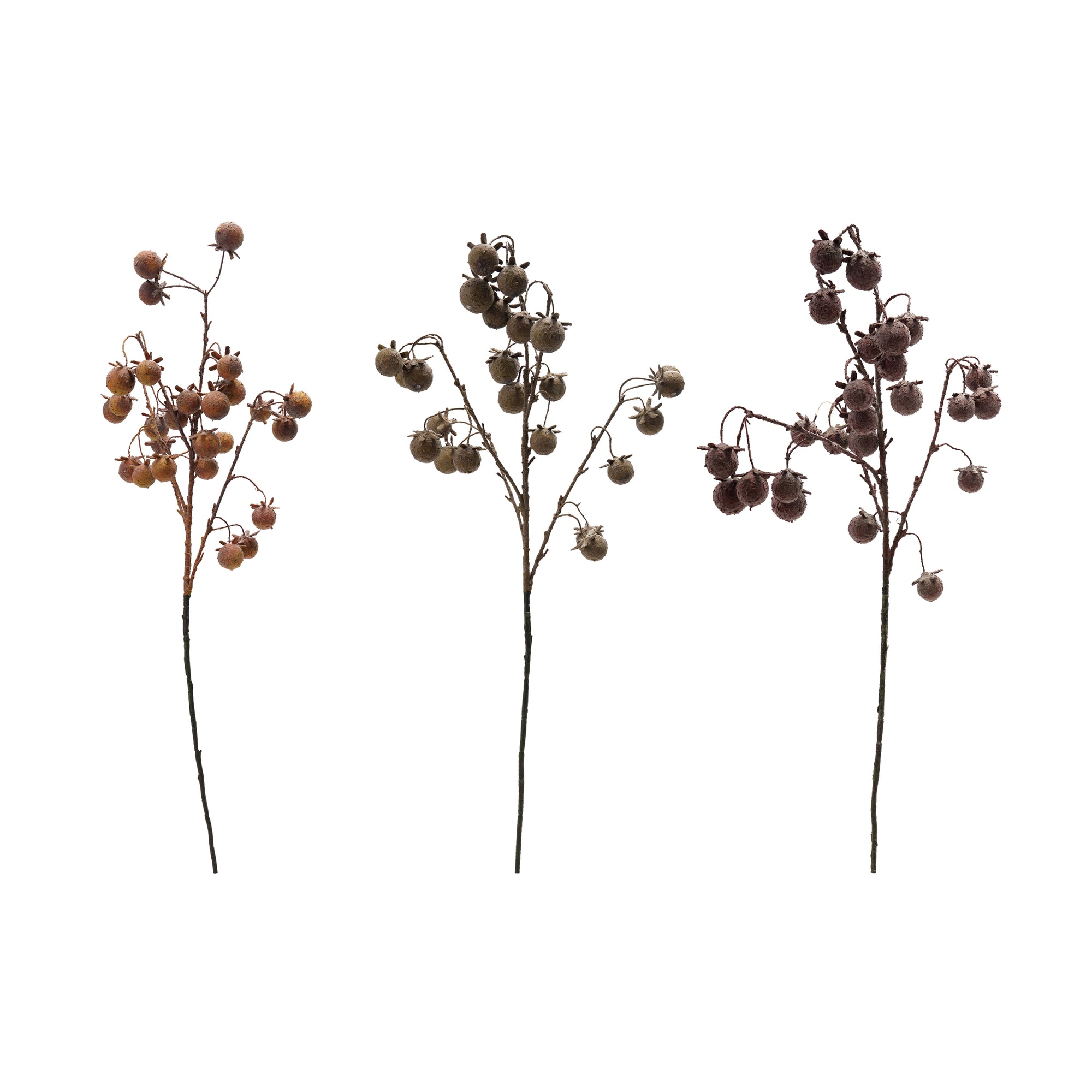 Faux Rose Hip Stem