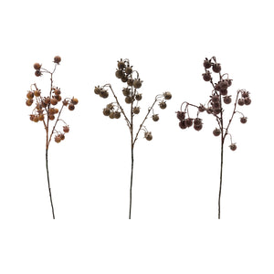 Faux Rose Hip Stem