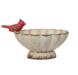 Fluted Cardinal Bowl