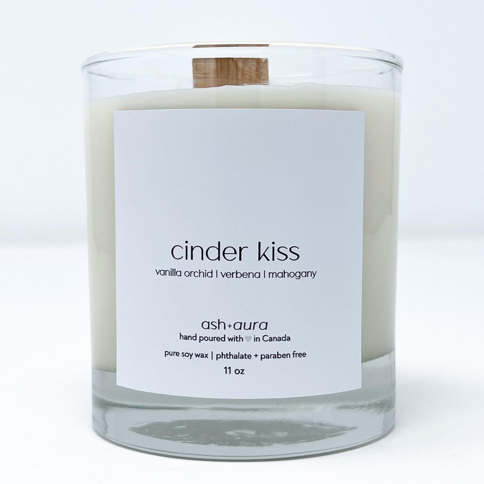 Cinder Kiss - Ash + Aura Candle