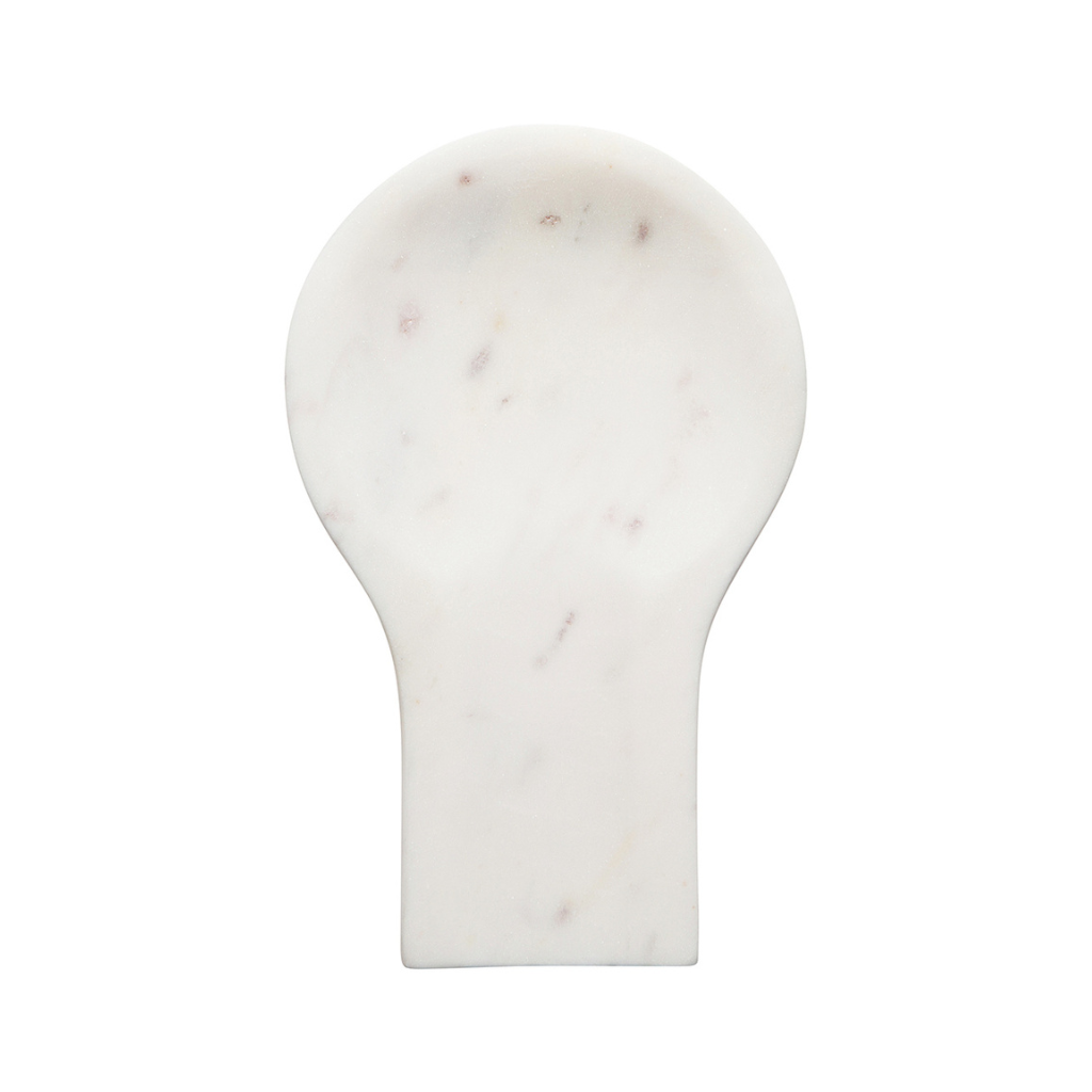 White Marble Spoon Rest