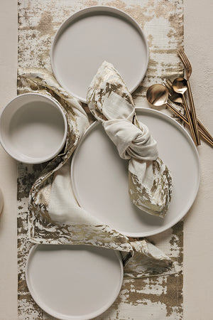 Set/4 Glimmer Gold Napkins