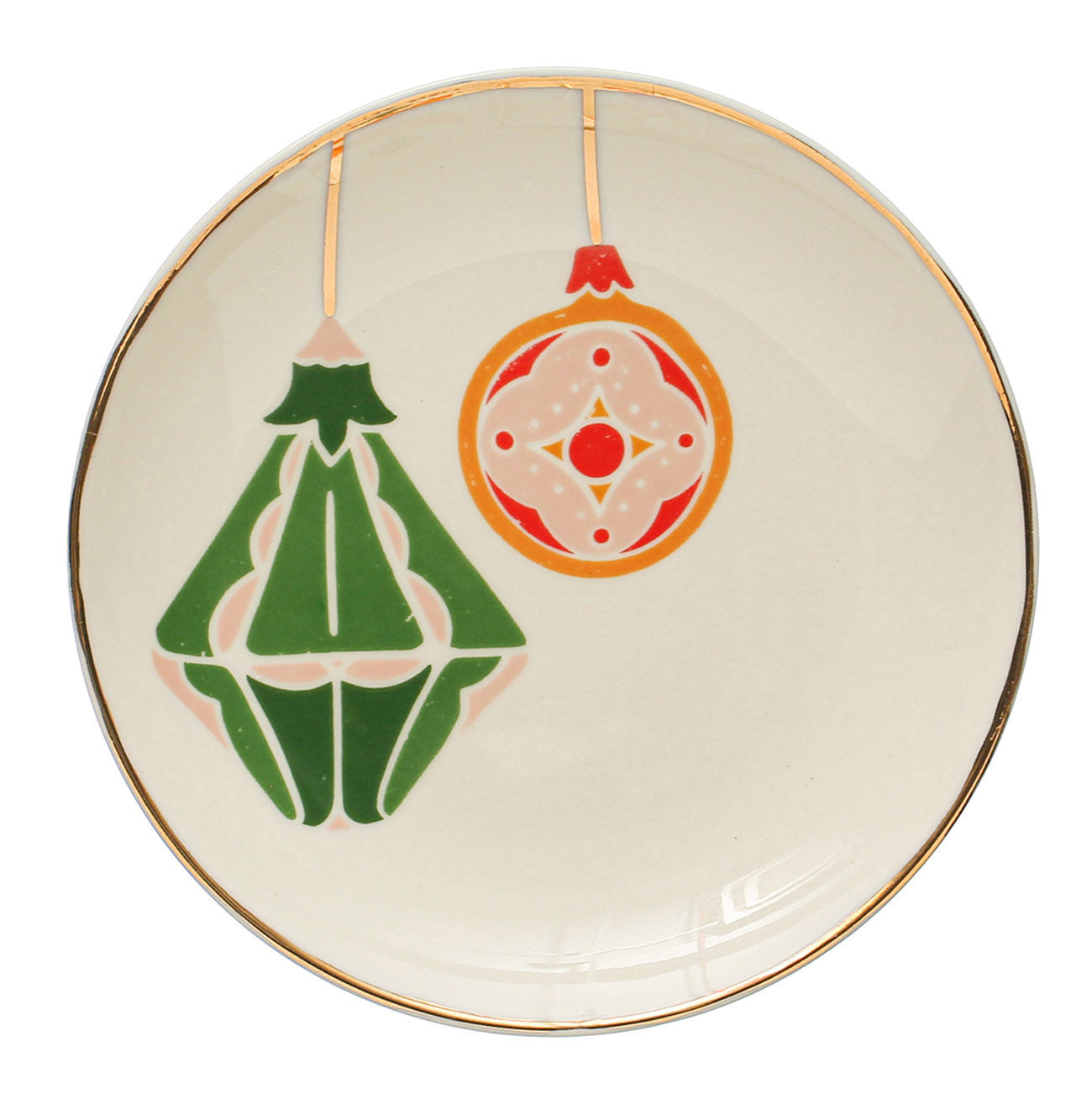 Ornament Appetizer Plates