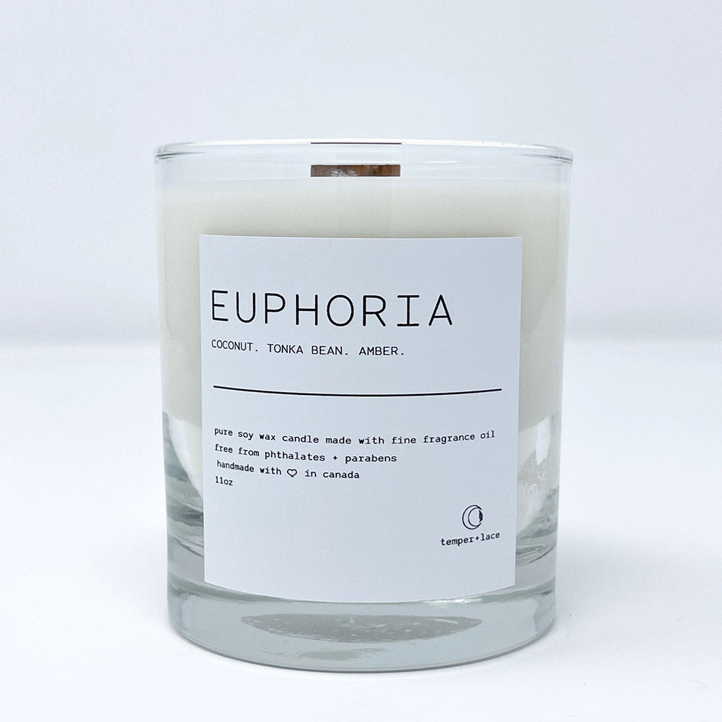 Euphoria - Temper + Lace Candle