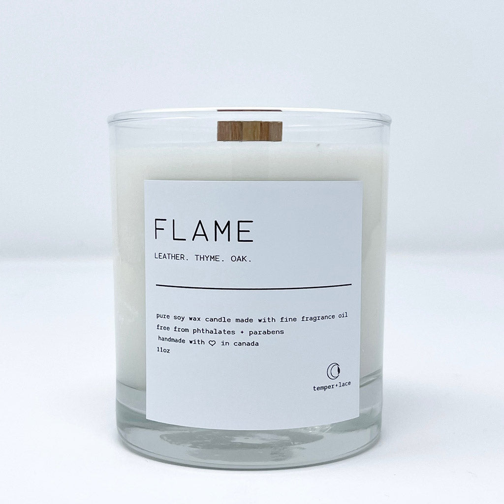 Flame - Temper + Lace Candle