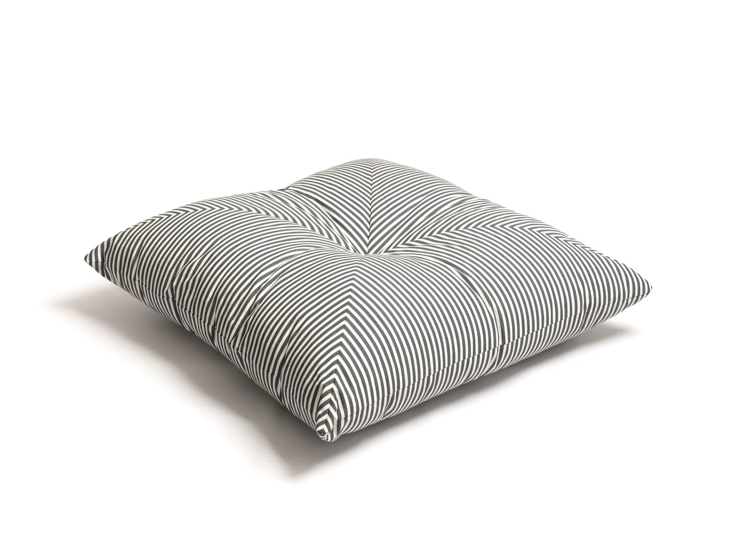 The Floor Pillow- Navy Stripe