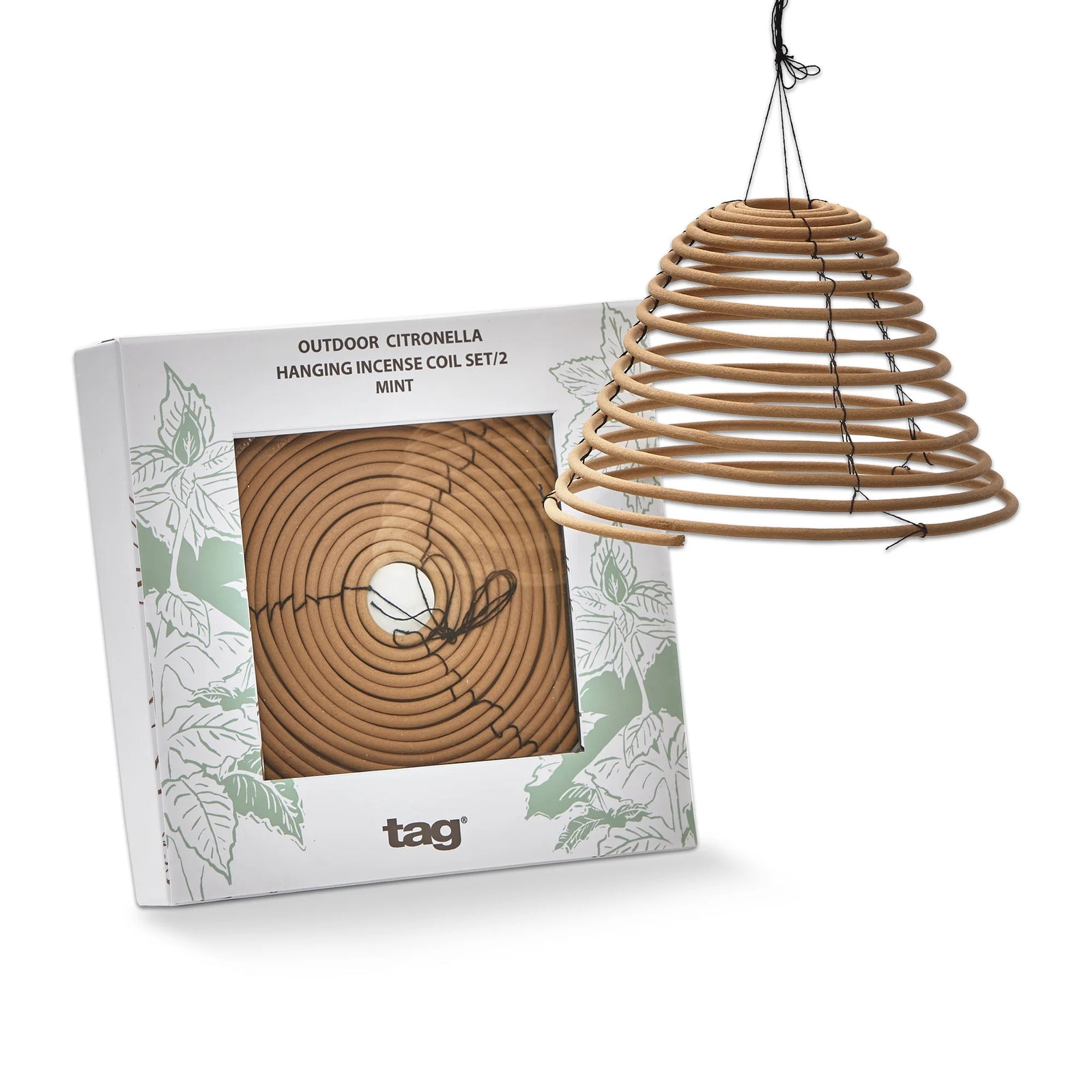 Mint + Citronella Incense Hanging Coil
