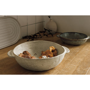 7" Gray Fruit Bowl