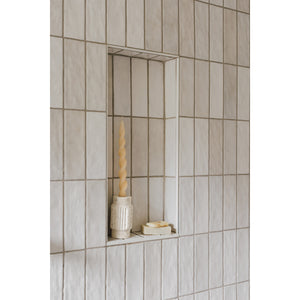 5" Atlis Travertine Candle Holder