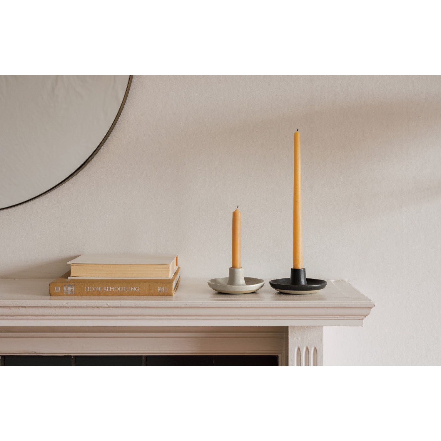 Lumina Grey Candle Holder
