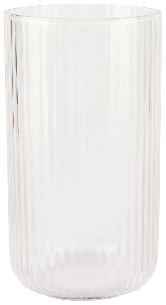 17oz Clear Fluted Tumbler