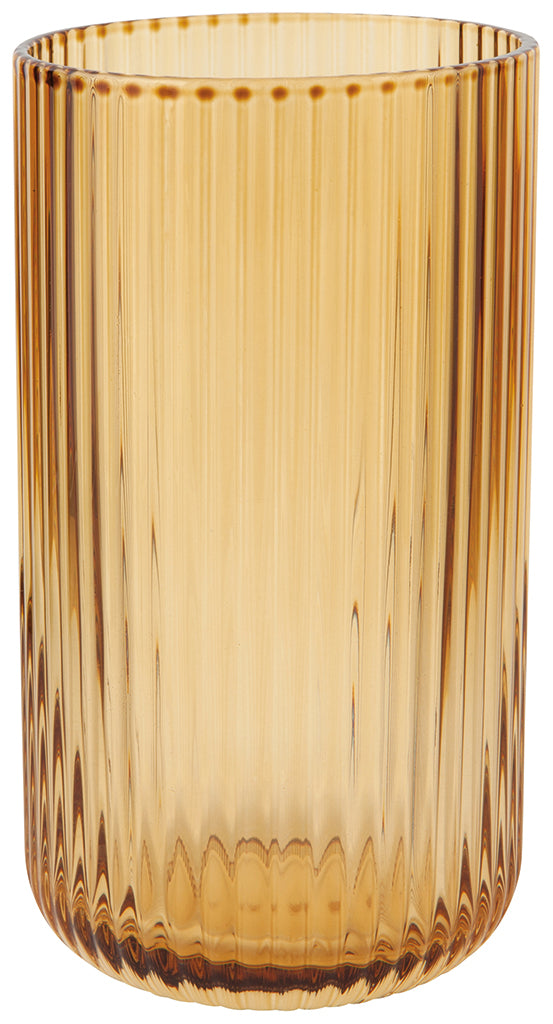 17oz Amber Fluted Tumbler