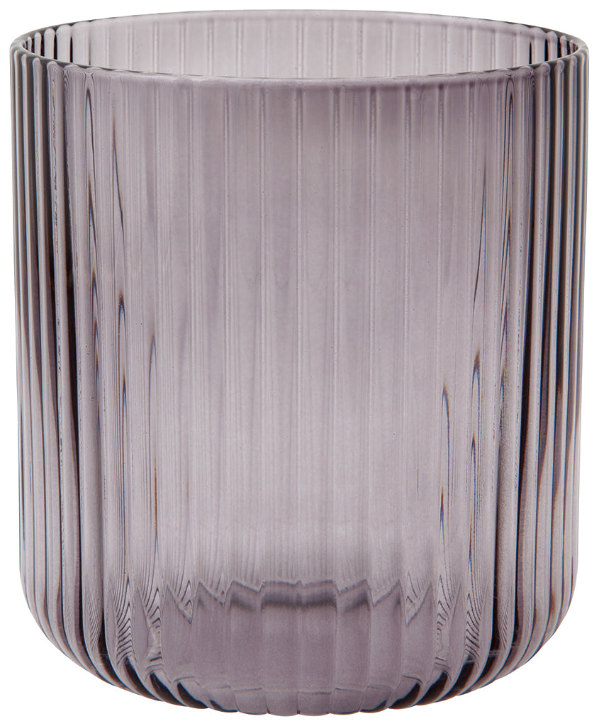 12oz Smoke Fluted Tumbler