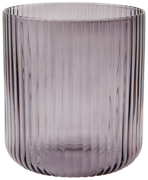 12oz Smoke Fluted Tumbler